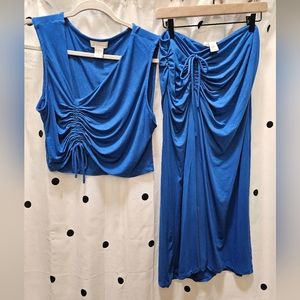 House of Harlow 1960 Blue Midi Dress
